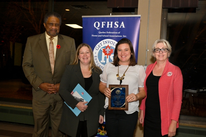 Willingdon School receives an award at the banquet